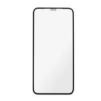 Folie de sticla securizata IdeallStore® pentru protectie compatibila iPhone 11 PRO Max/XS Max, 3D, Anti-spy, neagra, acoperire full-cover - 1