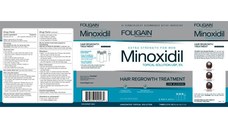 Foligain Minoxidil 5% Solutie cresterea parului barbati (Alcool scazut) 3 luni
