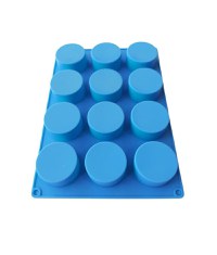 Forma silicon 12 cavitati, 25 cm, 208COF - 1