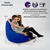 Fotoliu Nirvana Light, material piele ecologica - 2