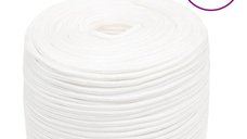Franghie de Barca Alb 6 mm 100 m din Polipropilena