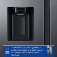 Frigider cu Usa Dubla si Congelator Samsung RS68A8840S9, 5 moduri, Dozator apa si gheata, 178x91cm, 634L, Clasa F - 5
