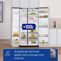 Frigider cu Usa Dubla si Congelator Samsung RS68A8840S9, 5 moduri, Dozator apa si gheata, 178x91cm, 634L, Clasa F - 8