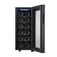 Frigider pentru vinuri Zilan ZLN4682 Negru, 33L, 50W, iluminare interioara - 5