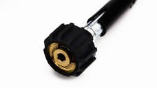 Furtun curatare canalizare 20m, Kraft&Dele,Presiune 5800 PSI, Duza alama, Negru, KD2059