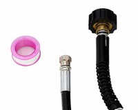 Furtun curatare canalizare 20m, Kraft&Dele,Presiune 5800 PSI, Duza alama, Negru, KD2059 - 4