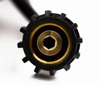 Furtun curatare canalizare 20m, Kraft&Dele,Presiune 5800 PSI, Duza alama, Negru, KD2059 - 3