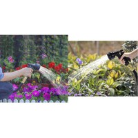 Furtun de gradina extensibil 15-30-45 m, Pistol de stropit cu 8 tipuri de pulverizare, 15m - 6
