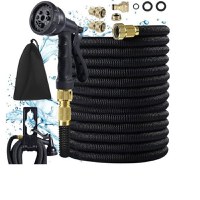Furtun de gradina extensibil 15-30-45 m, Pistol de stropit cu 8 tipuri de pulverizare, 15m - 1