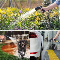 Furtun de gradina extensibil 15-30-45 m, Pistol de stropit cu 8 tipuri de pulverizare, 15m - 7