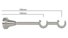 Galerie metalica Capri, Dubla, Set Complect, Calitate Superioara, Montaj Usor