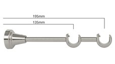 Galerie metalica Capri, Dubla, Set Complect, Calitate Superioara, Montaj Usor