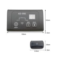 Gard Perimetru Electric Invizibil Wireless 300M pentru caini Reincarcabil Ajustabil Waterproof IP67 KD-990 - 5