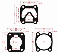 Garnituri set pentru cap compresor de aer 47mm CH088 Mod.11(B) - 2