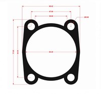 Garnituri set pentru cap compresor de aer 47mm CH088 Mod.11(B) - 4