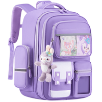 Ghiozdan Scoala, Ergonomic pentru copii - Ultra usor, Compartimente multiple, Rucsac Capacitate Mare, Protectie Spate - 2