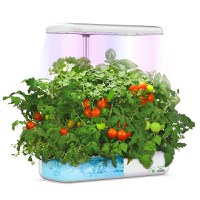 Ghiveci hidroponic cu lampa UV de crestere a plantelor la interior, 12 orificii plante, inaltime reglabila, 36W - 5
