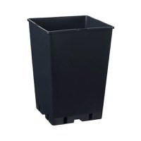 Ghiveci patrat negru - 2