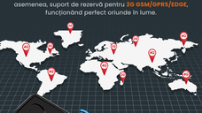 GPS Tracker 4G ML500G cu Microfon, Localizare Live, Magnet Puternic, Baterie 5000mAh, IP67, Alerta Viteza/Zona