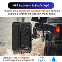 GPS Tracker 4G ML500G cu Microfon, Localizare Live, Magnet Puternic, Baterie 5000mAh, IP67, Alerta Viteza/Zona - 2