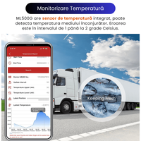 GPS Tracker 4G ML500G cu Microfon, Localizare Live, Magnet Puternic, Baterie 5000mAh, IP67, Alerta Viteza/Zona - 7