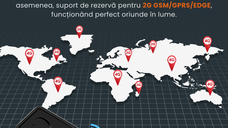 GPS Tracker 4G ML500G cu Microfon, Localizare Live, Magnet Puternic, Baterie 5000mAh, IP67, Alerta Viteza/Zona