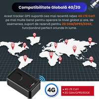 GPS Tracker 4G ML500G cu Microfon, Localizare Live, Magnet Puternic, Baterie 5000mAh, IP67, Alerta Viteza/Zona - 1
