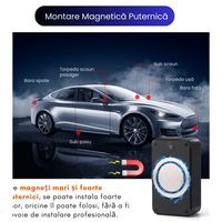 GPS Tracker 4G ML500G cu Microfon, Localizare Live, Magnet Puternic, Baterie 5000mAh, IP67, Alerta Viteza/Zona - 11