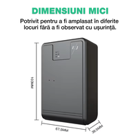 GPS tracker auto, Q12, 4G LTE, baterie 20000mah, stand-by 120 de zile, antifurt, fixare magnetica, precizie 10m - 1