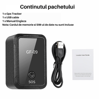 GPS Tracker Pentru Localizare Autoturism, Persoane Si Animale SpectrumPoint®, Nano Sim Card 2G, Inregistrare Vocala, Negru - 6