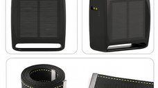 GPS Tracker solar cu zgarda, Q19, 4G, pentru animale mari, cai, bovine, ovine, perimetru de siguranta, istoric ruta