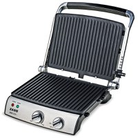 Grill & Panini Chef Inox Zass ZPG 02, argintiu - 3