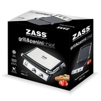 Grill & Panini Chef Inox Zass ZPG 02, argintiu - 5