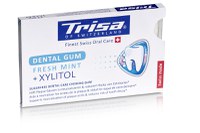 Guma dentara Trisa Dental Gum + Xylitol 904473, albastru - 2