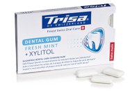 Guma dentara Trisa Dental Gum + Xylitol 904473, albastru - 1