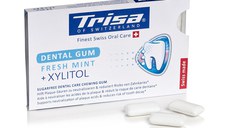 Guma dentara Trisa Dental Gum + Xylitol 904473, albastru