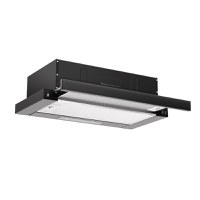 Hota incorporabila Floria ZLN1895, 50x28.5x13 cm parte incastrabila, Putere de absorbtie 450 mc/h, 140 W,. Negru - 1