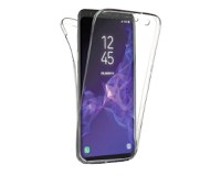 Husa 360 Grade Full cover silicon transparent, fata plus spate compatibila cu Samsung Galaxy S9 - 1