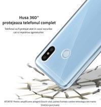 Husa 360 pentru Samsung Galaxy A51, TPU Transparent fata+spate - 5