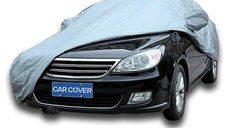 Husa auto pentru masini, din bumbac si peva, dimensiuni 534x178x120cm, gri