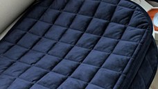 Husa auto pentru sezut Scaune Fata si Bancheta din Spate, cu buzunare -  Non-alunecare, impermeabila, lavabila, negru