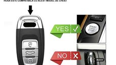 Husa de protectie cheie AUDI compatibila cu A4, A6, A5, A7, A8, Q5, Q7, S4, S5, S6, S8, RS5, RS6, RS7, Allroad, LUVLU™