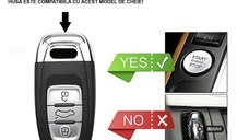 Husa de protectie cheie AUDI compatibila cu A4, A6, A5, A7, A8, Q5, Q7, S4, S5, S6, S8, RS5, RS6, RS7, Allroad, LUVLU™
