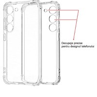 Husa de protectie Flippy, TPU, pentru Samsung A14 5G, Antisoc, Protectie colturi, Rezistenta la impact, Transparenta - 2