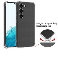 Husa de protectie Flippy, TPU, pentru Samsung A14 5G, Antisoc, Protectie colturi, Rezistenta la impact, Transparenta - 3
