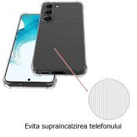 Husa de protectie Flippy, TPU, pentru Samsung A14 5G, Antisoc, Protectie colturi, Rezistenta la impact, Transparenta - 1