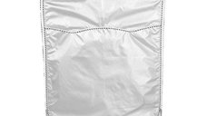 Husa de protectie pentru masina de spalat, impermeabila si anti-UV, argintiu