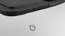 Husa Laptop cu Incarcare dubla Wireless 15W, Protectie 360, Impermeabila, Rezistenta la socuri, 15-16 inch, Pliabil