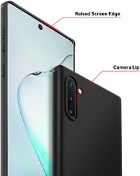 Husa Samsung Galaxy Note 10 Plus, silicon slim antisoc Negru - 4