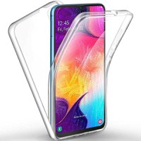 Husa TPU 360 (fata + spate) pentru Samsung Galaxy A20E, Transparent - 1
